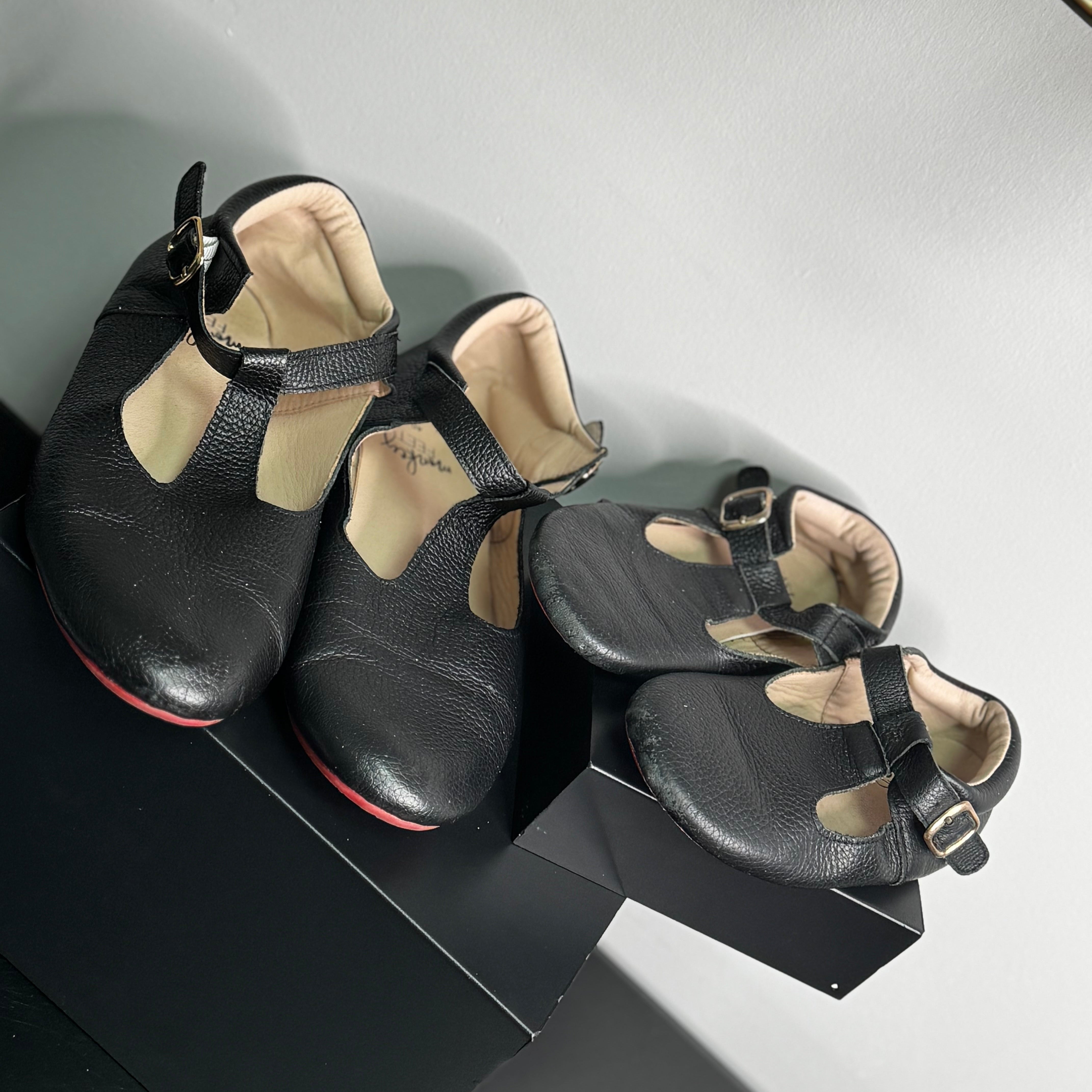 Red Bottom Mary Jane Moccs | Mom & Mini