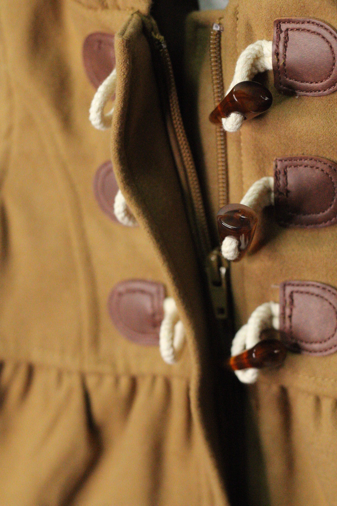 Heritage-Style Camel Hooded Coat | 6–12M