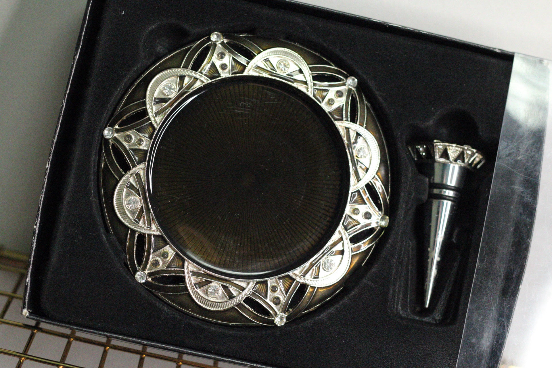 Wine Bottle Coaster & Stopper Set | Bombay