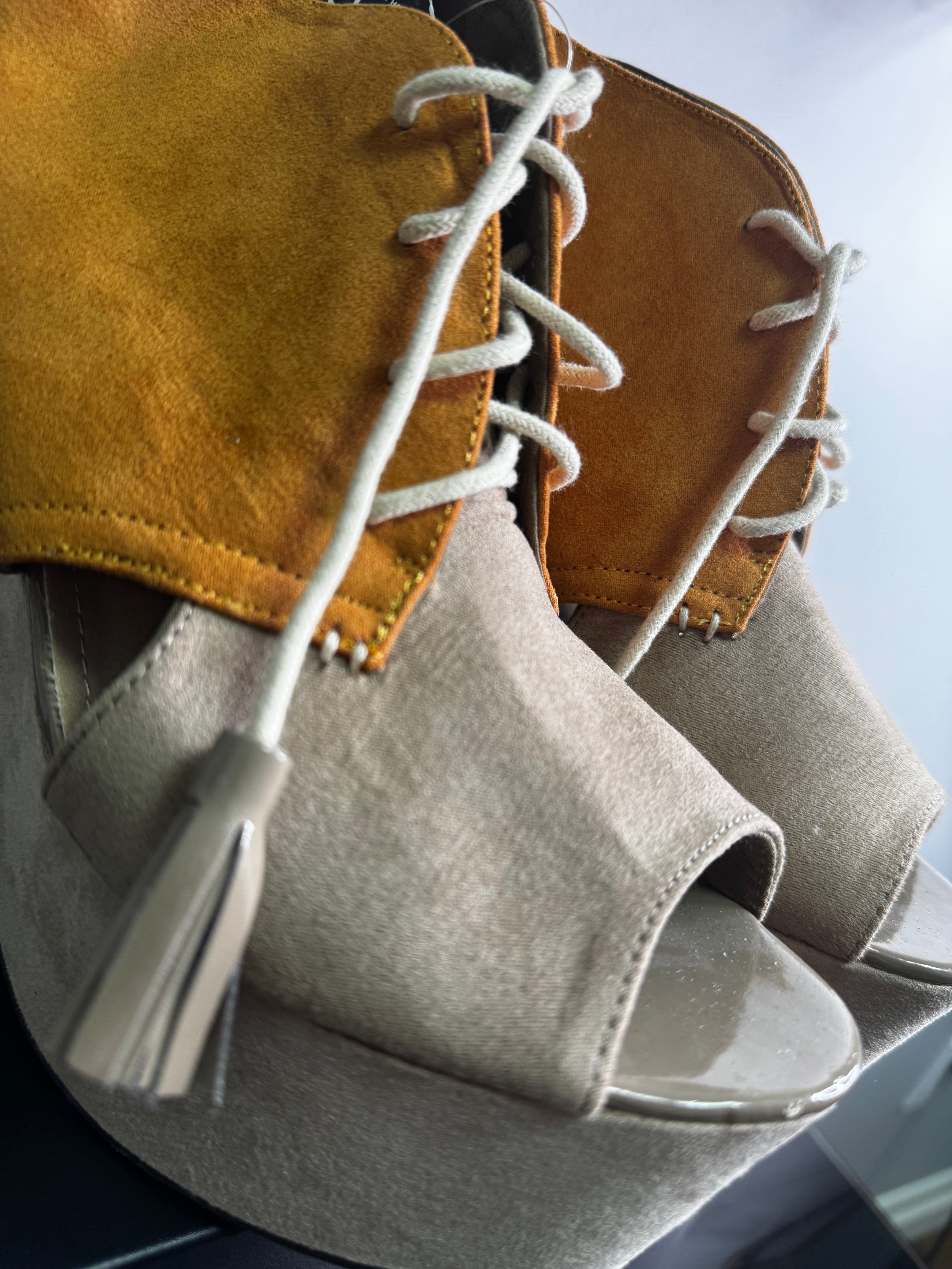 Boho Wedge Booties | 8