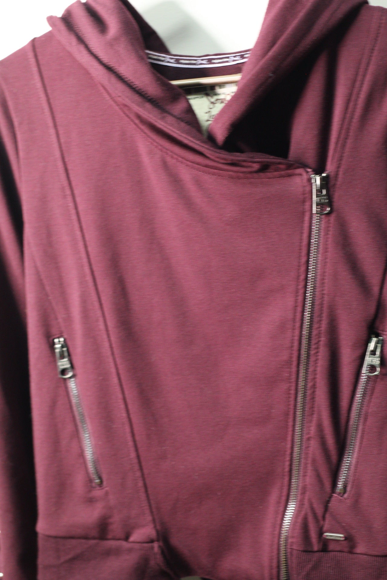 Asymmetrical Moto Zip Hoodie | Triple Five Soul | L
