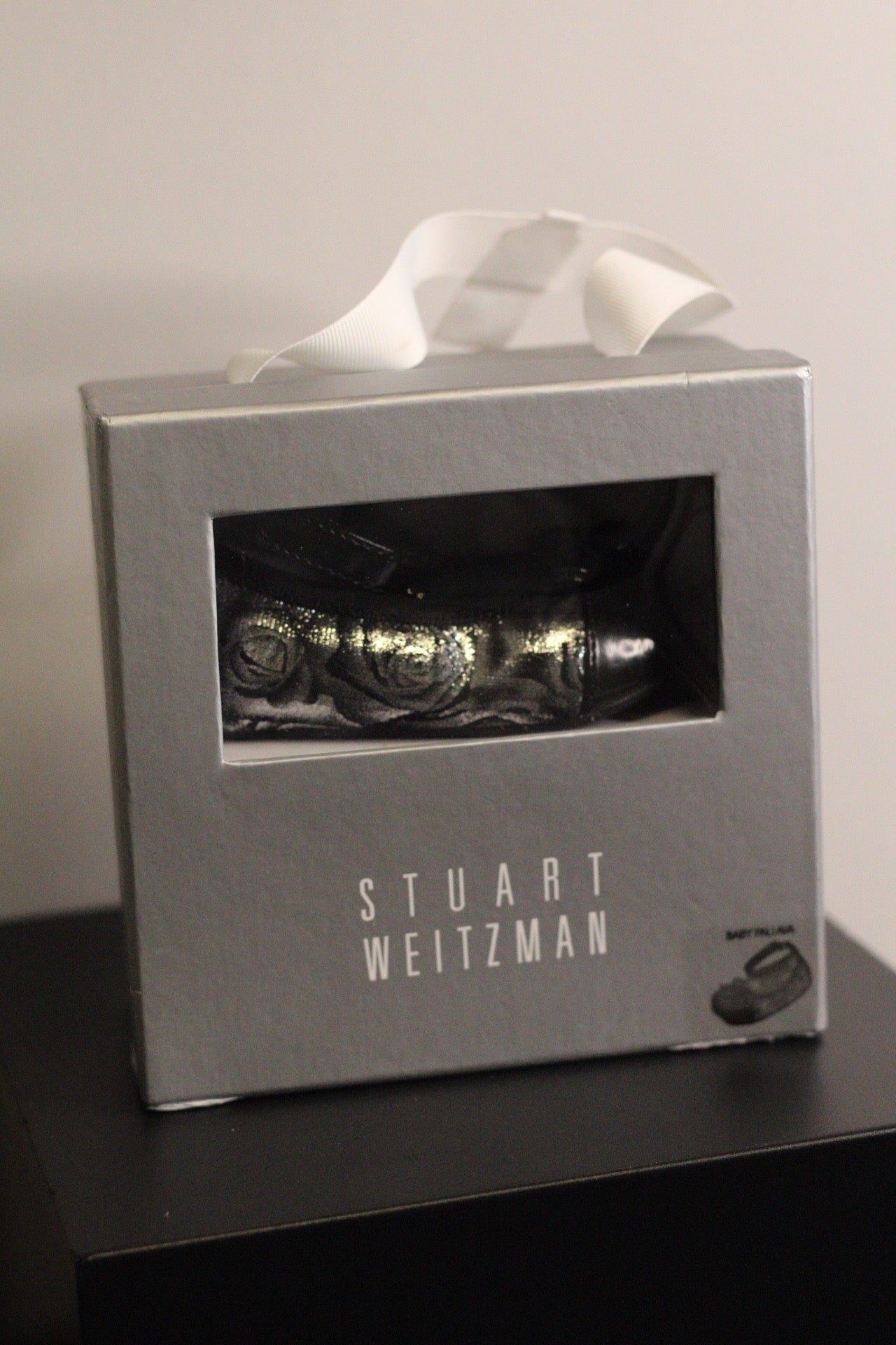 STUART WEITZMAN METALLIC ROSE BALLET FLATS | 4