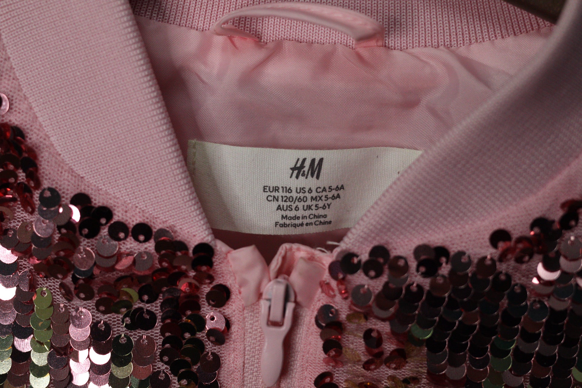 Rainbow Sequin Bomber Jacket | 5/6Y