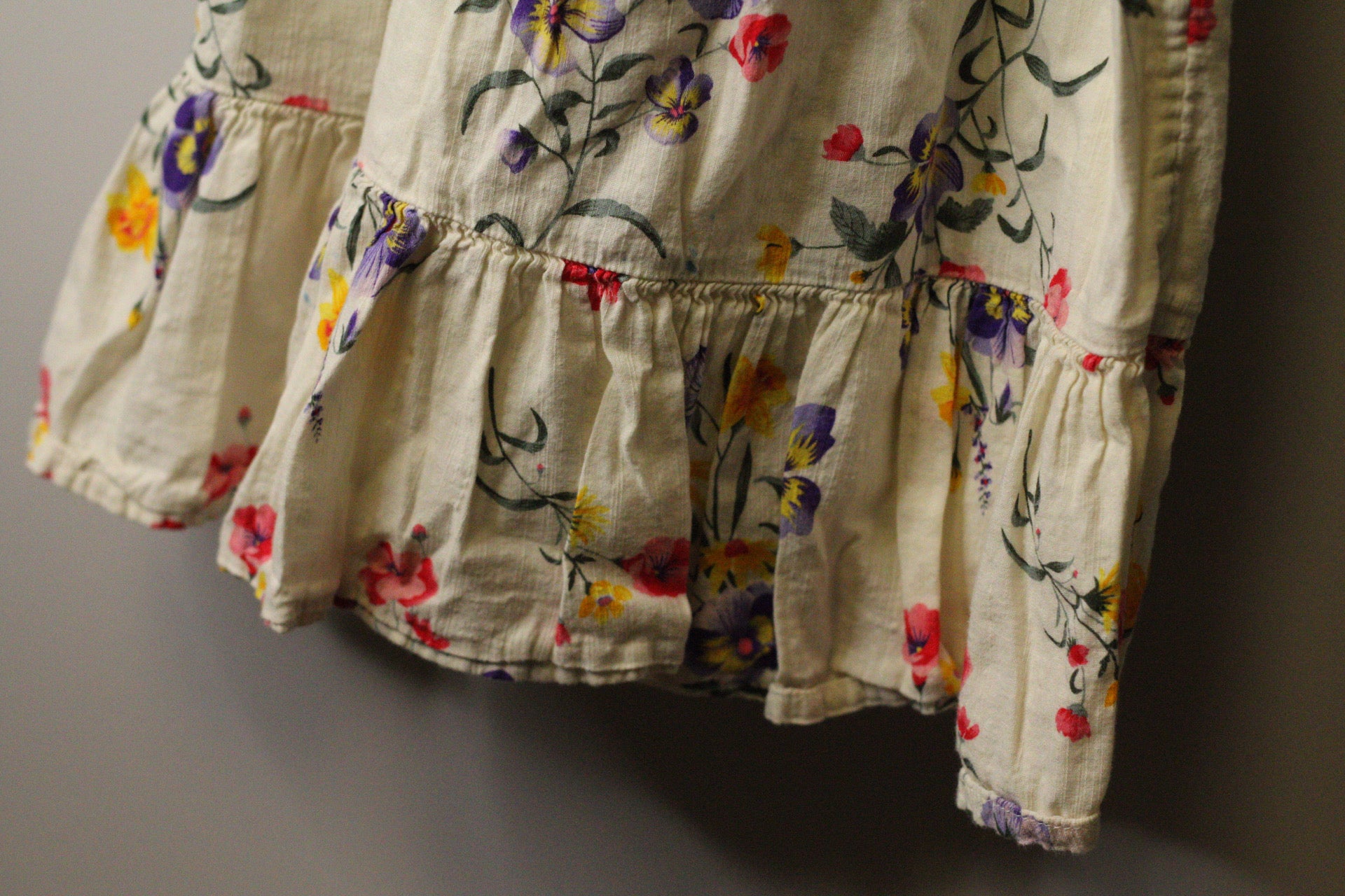 Floral Dress & Bubble Romper | 4t & 12–18M | 100% Cotton