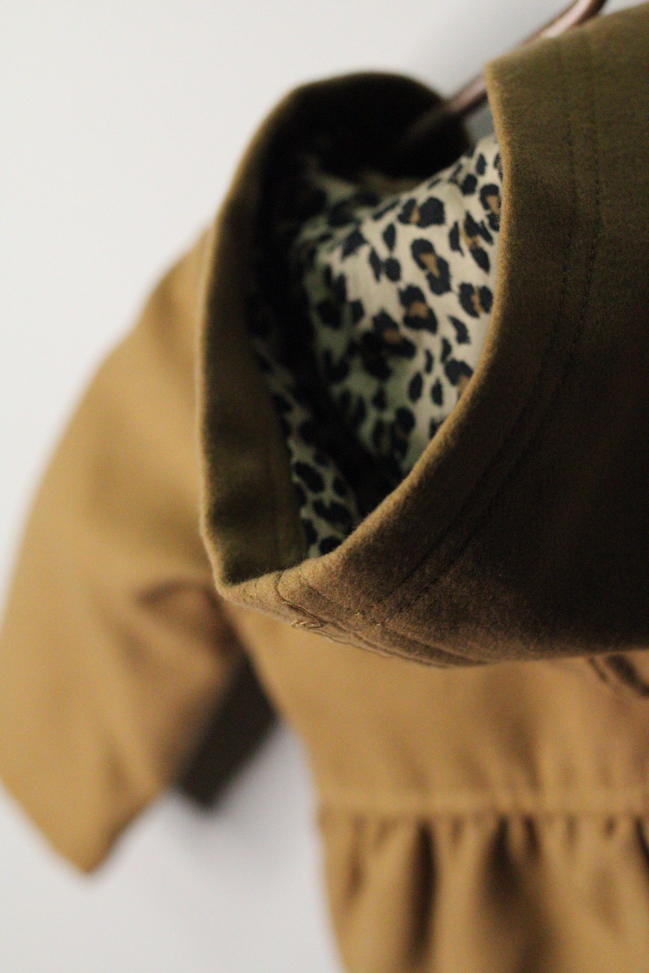 Heritage-Style Camel Hooded Coat | 6–12M