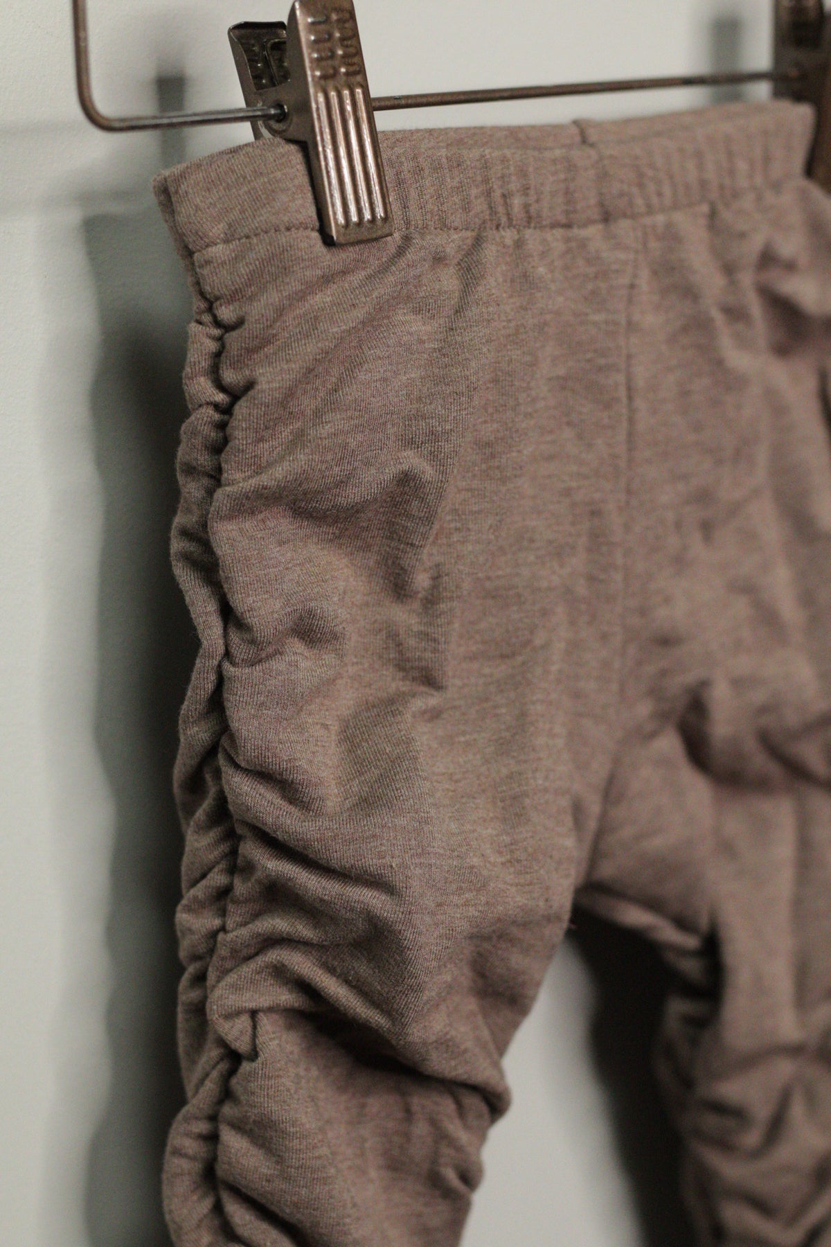 Cocoa French Terry Ruche Leggings