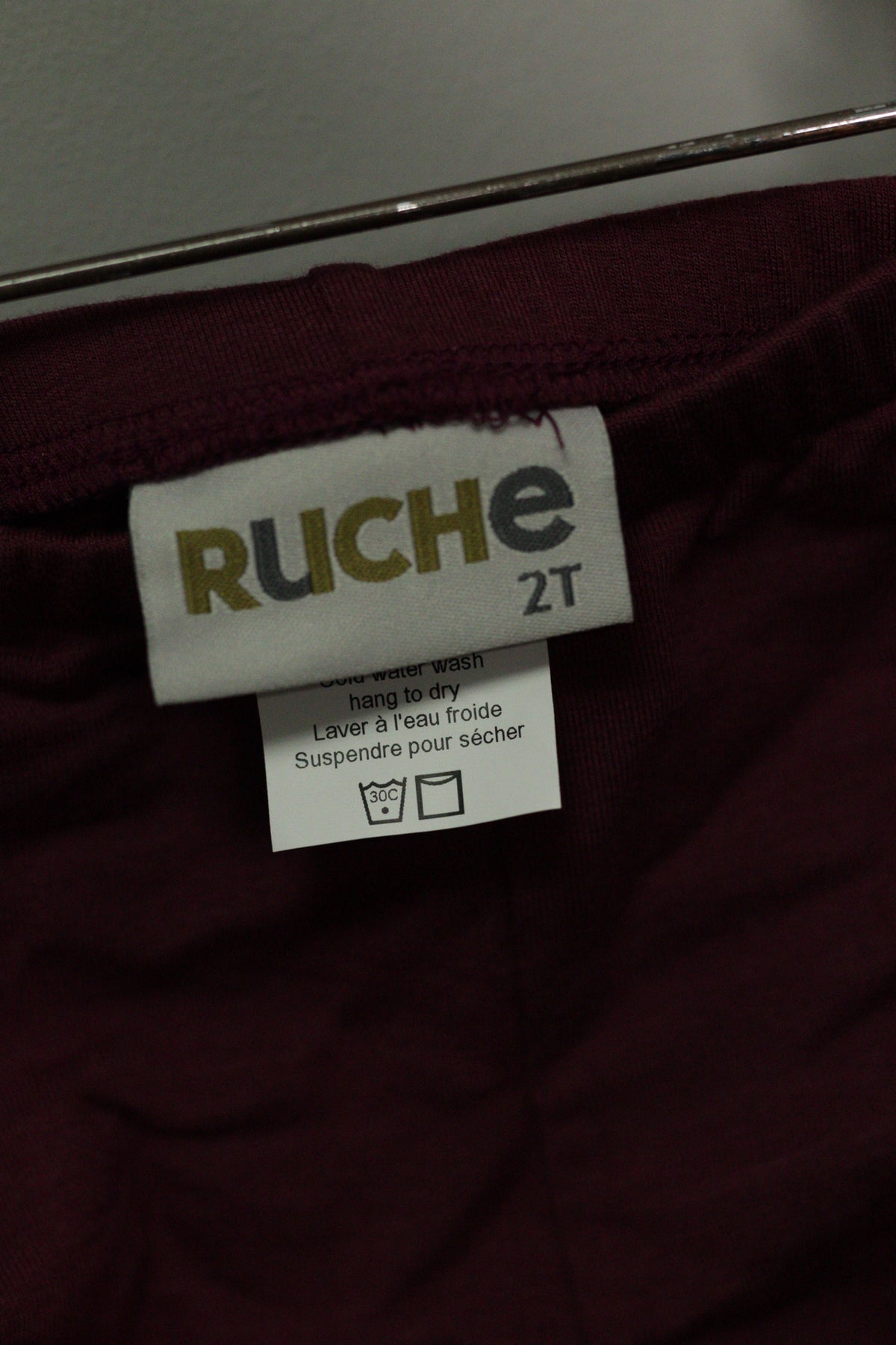 Merlot French Terry Ruche Leggings (Copy)