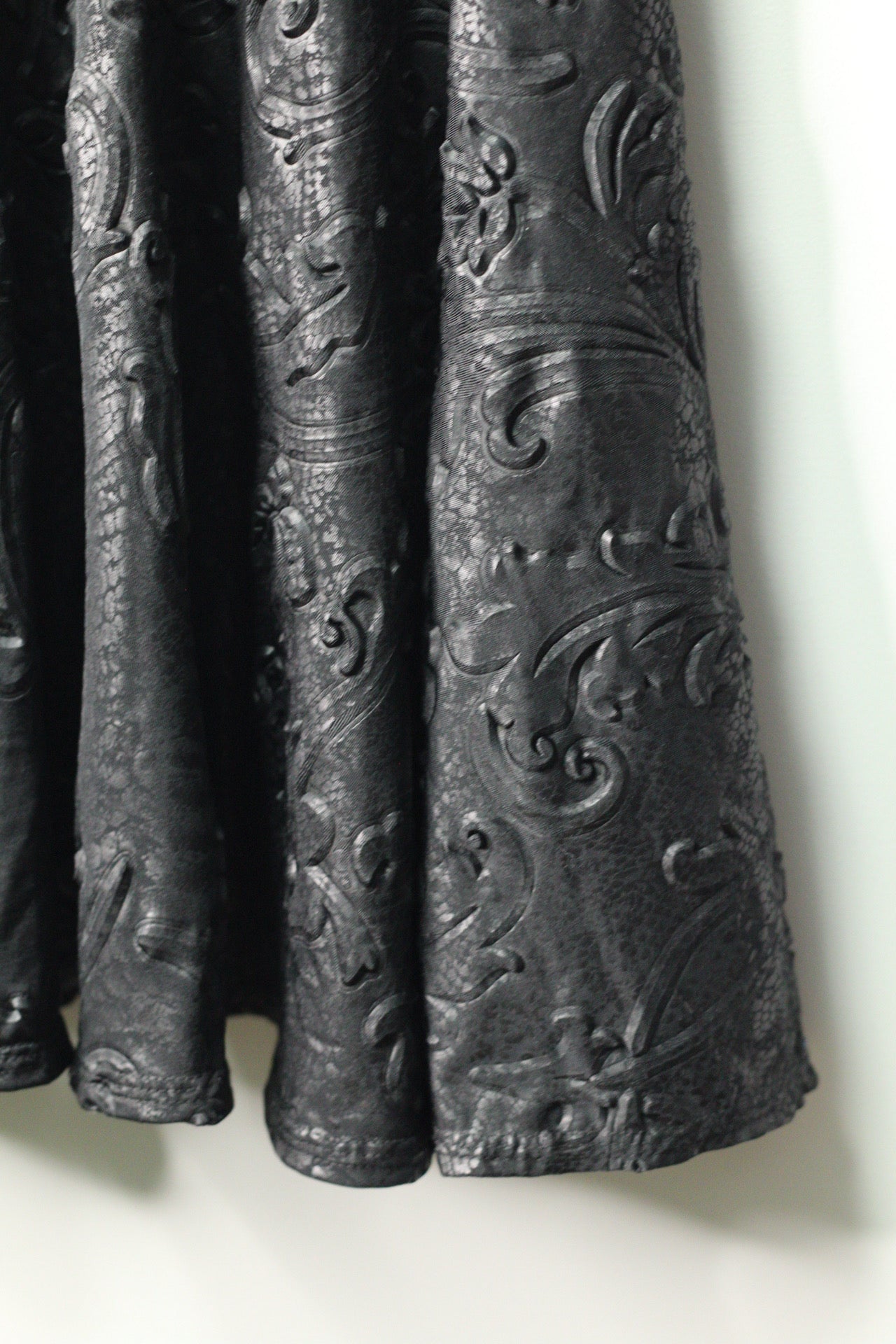 Embossed Faux Leather Dress | 2/3T