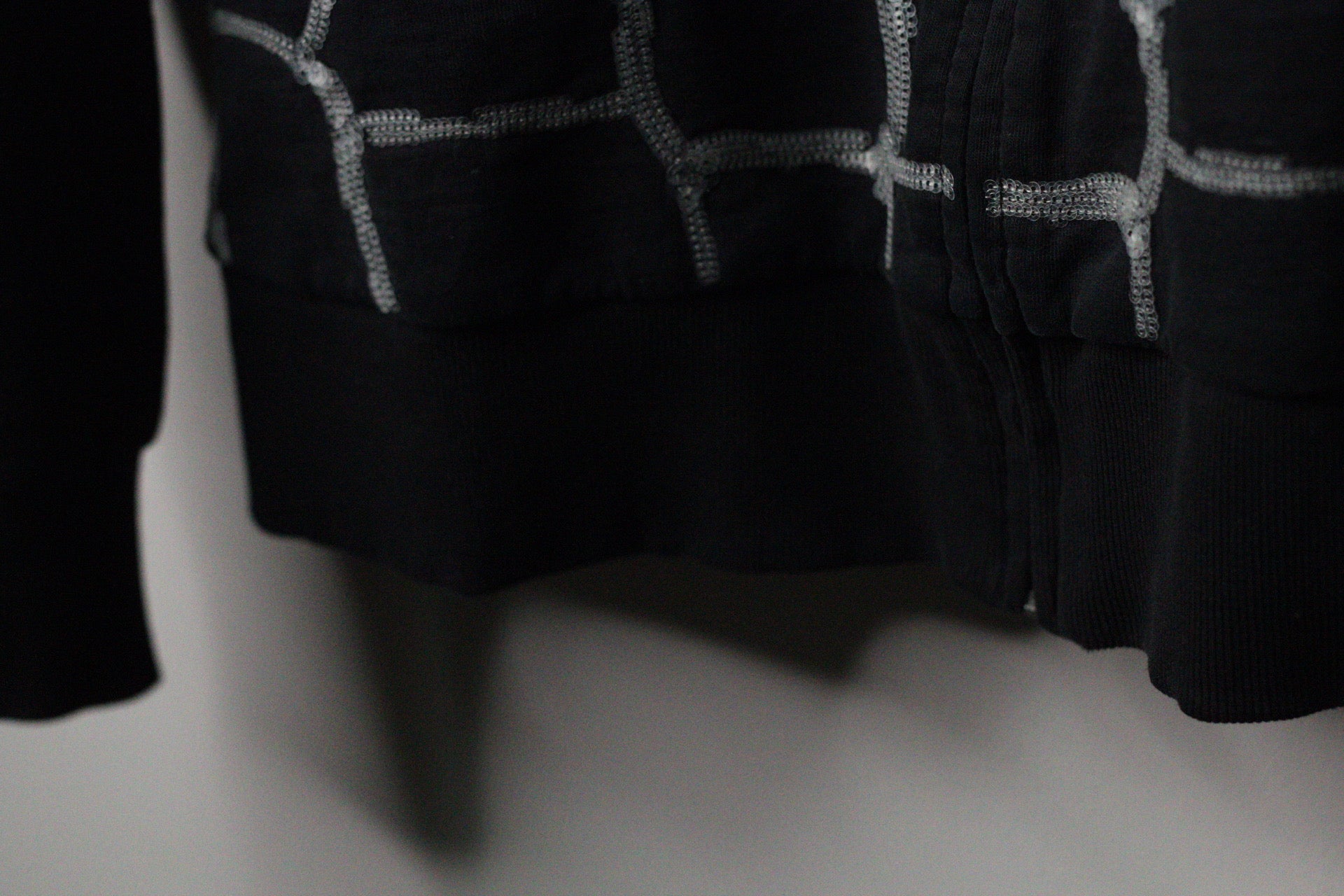 Sequin Grid Zip Jacket | Parasuco | Y2K | M