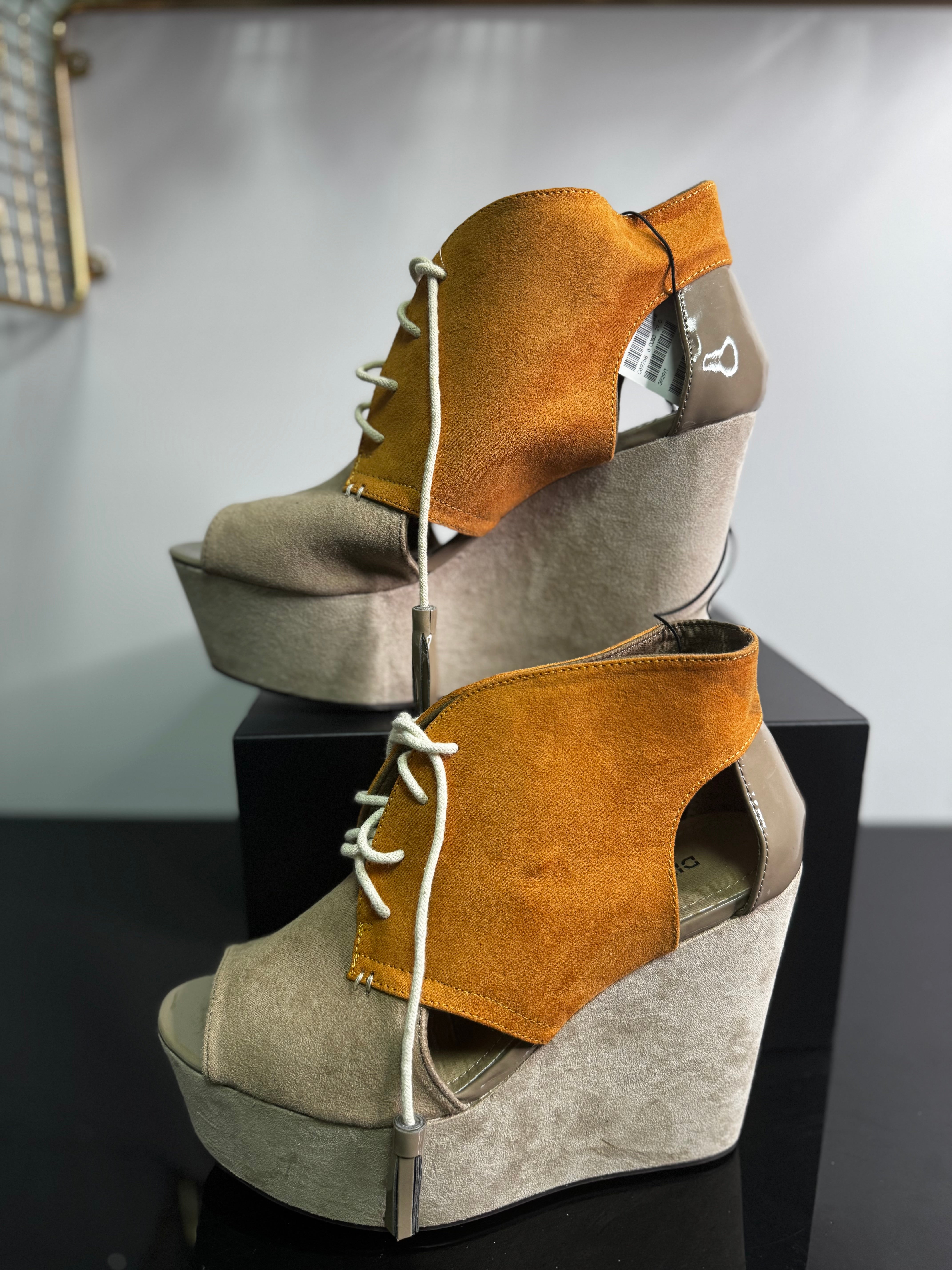 Boho Wedge Booties | 8