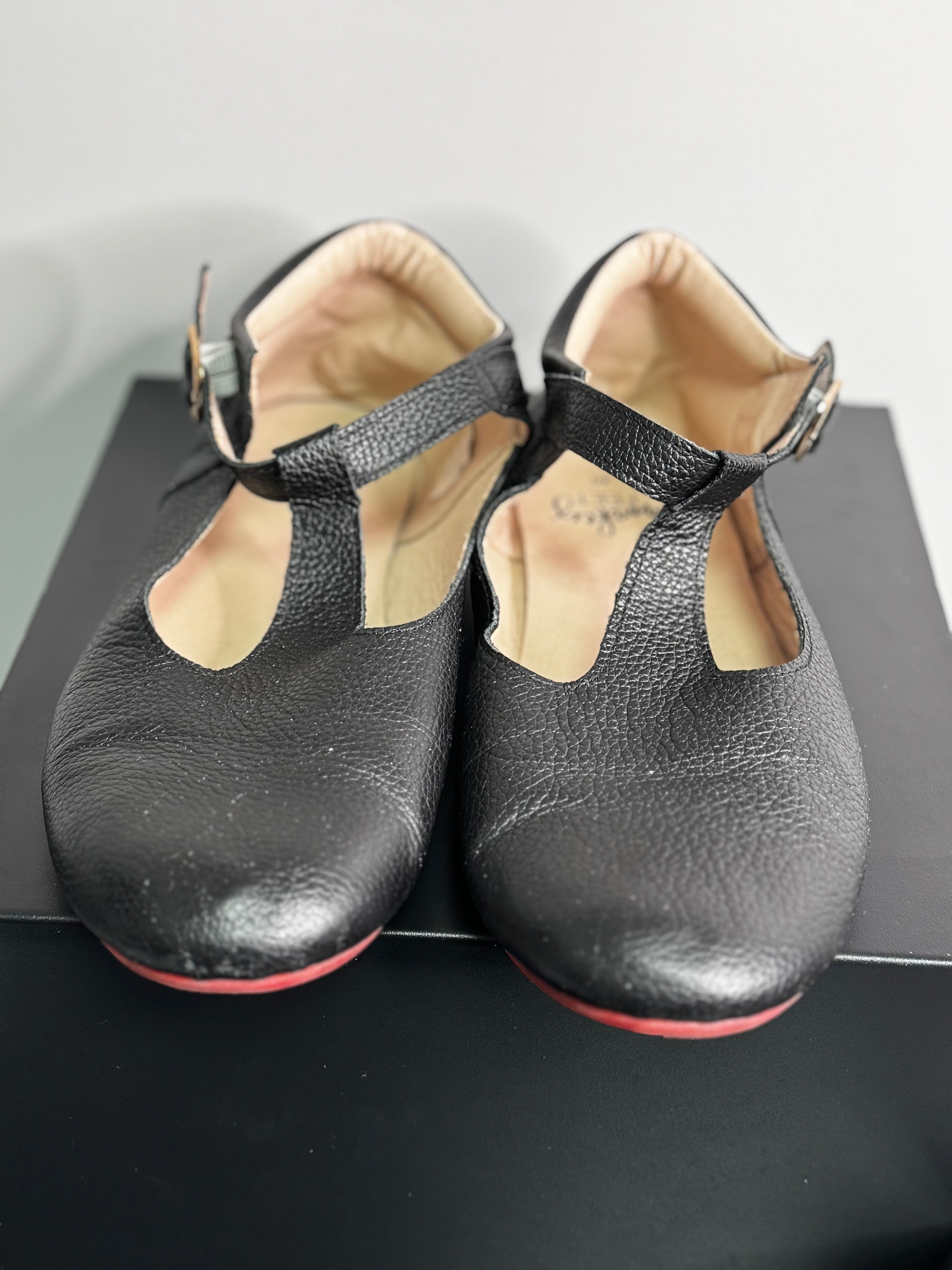 Red Bottom Mary Jane Moccs | Mom & Mini