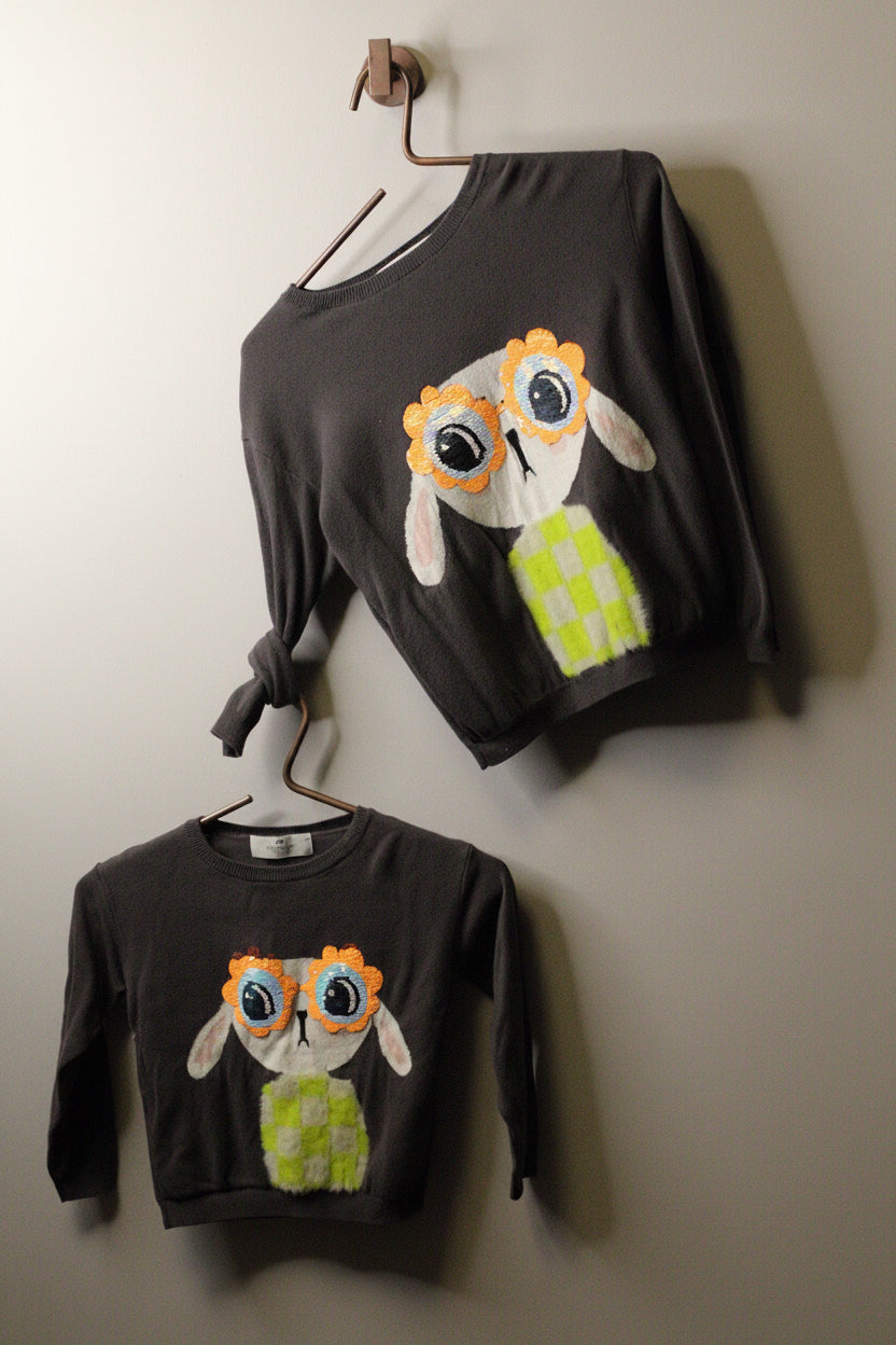 Bunny Knit Sweater Bundle | 4–6Y & 8–10Y