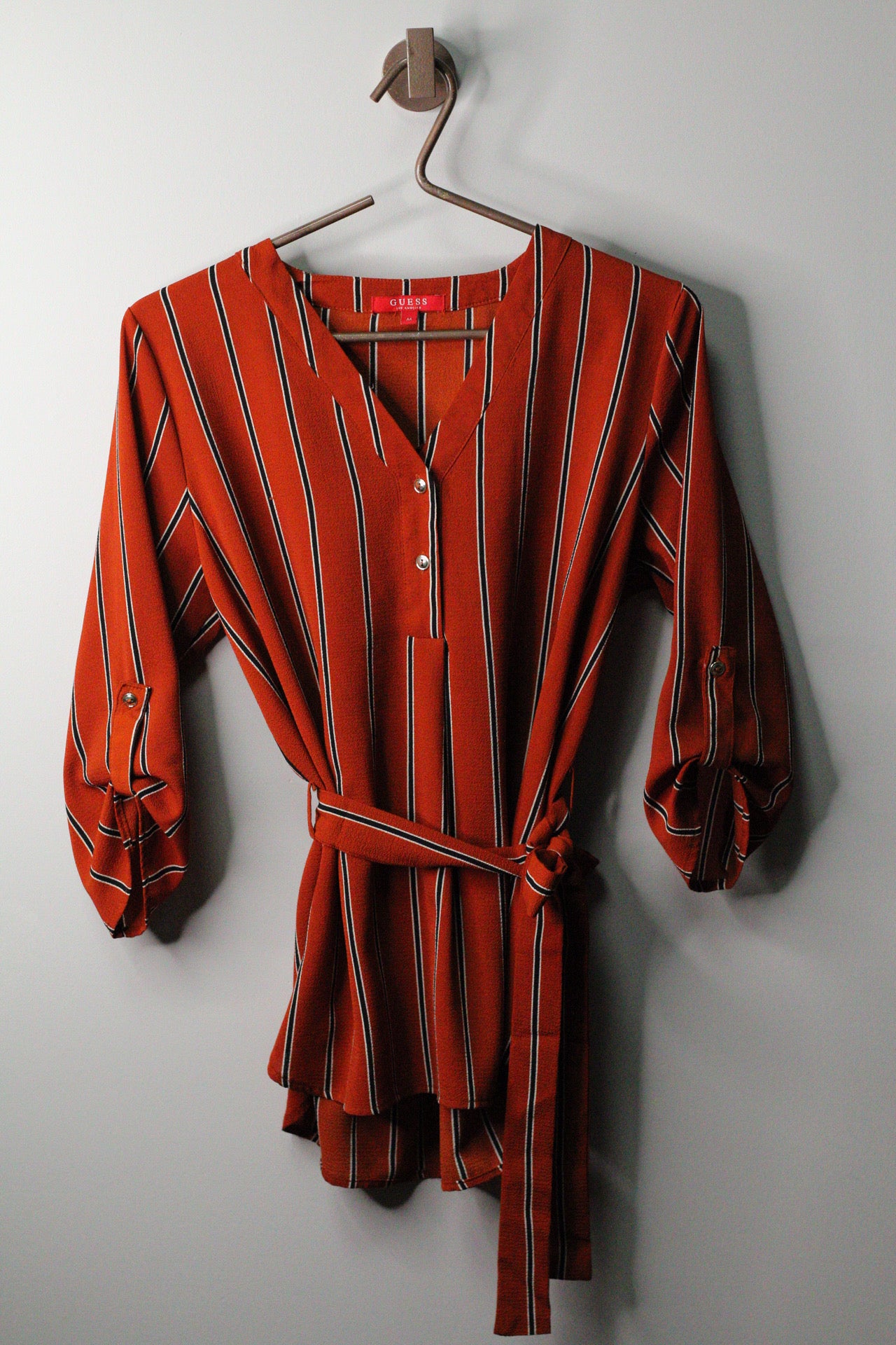 Belted Tunic Blouse | Guess |M