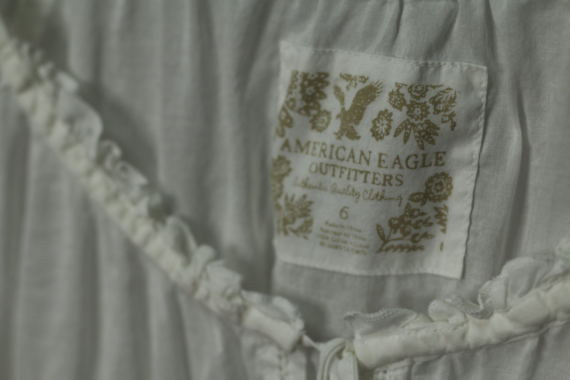 Sheer Peasant Top | American Eagle | 6