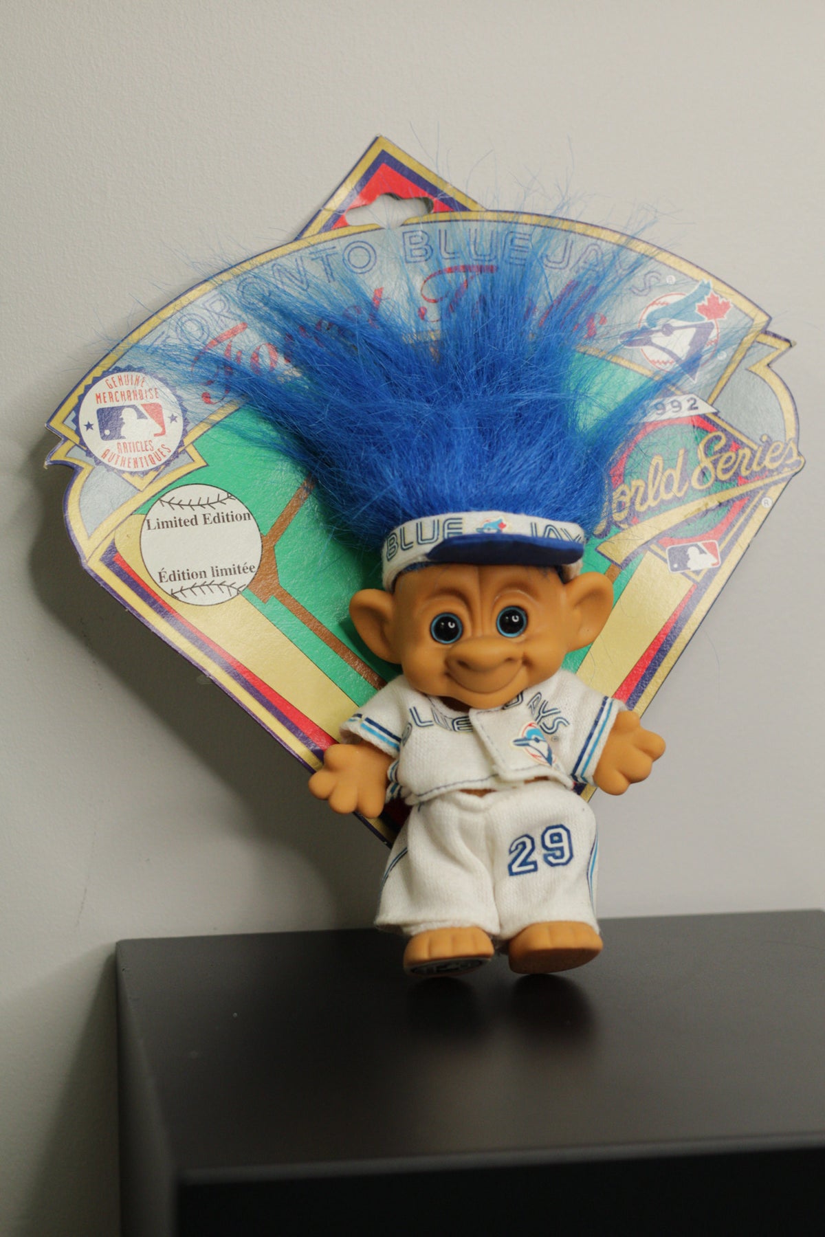 1992 Toronto Blue Jays Limited Edition Troll Doll