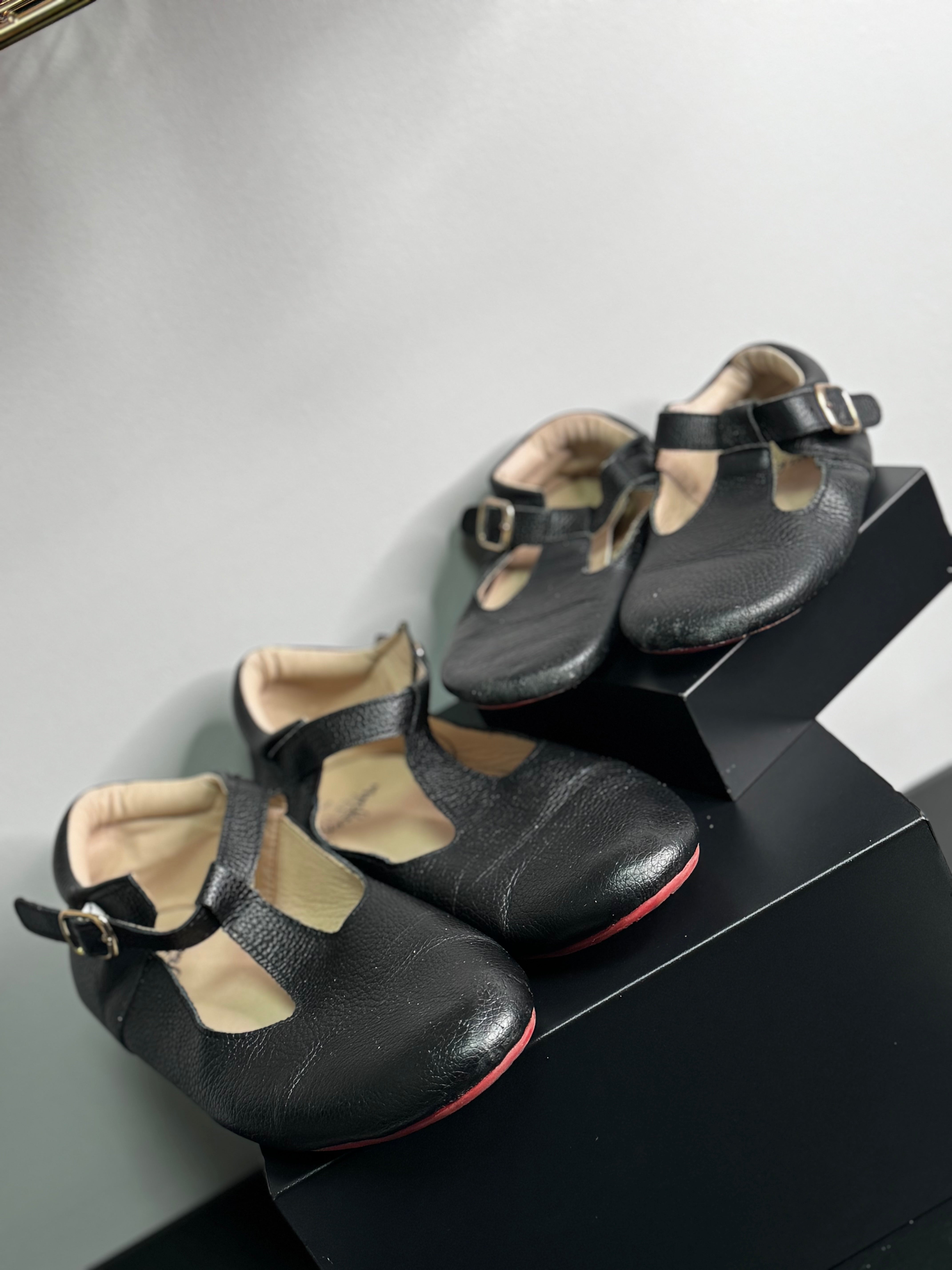 Red Bottom Mary Jane Moccs | Mom & Mini