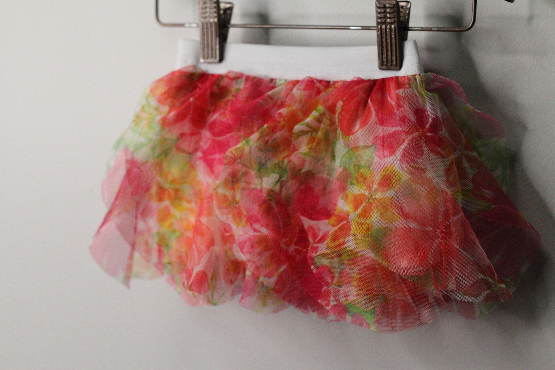 Watercolour Floral Tulle Bloomers | 6–9M