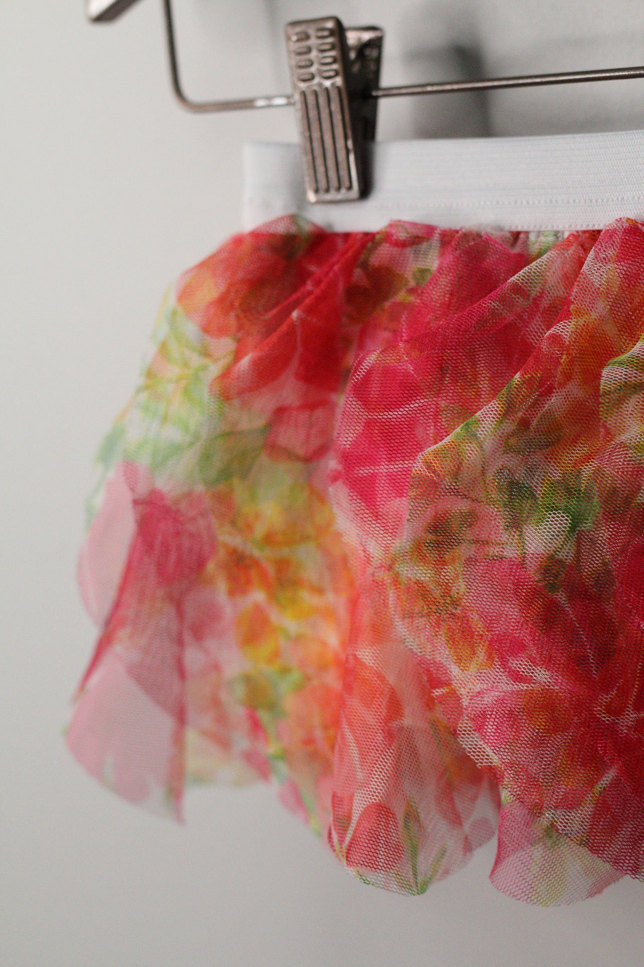 Watercolour Floral Tulle Bloomers | 6–9M