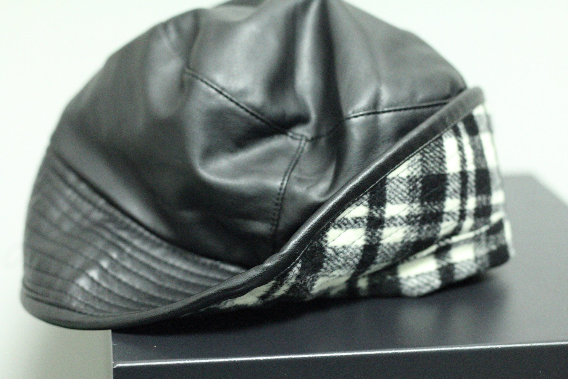 Reversible Plaid Bucket Hat