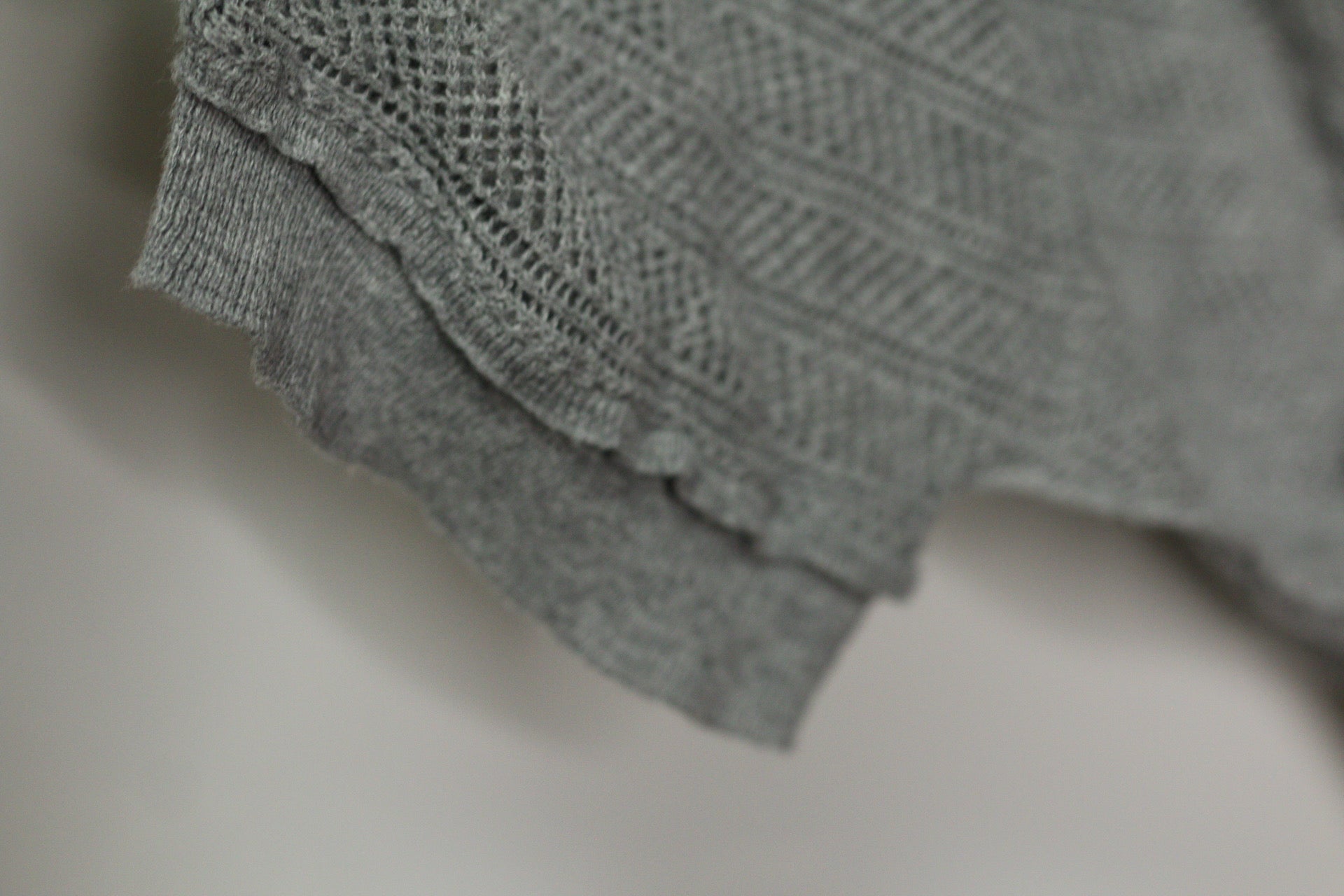 Sheer Knit Poncho Top | Buffalo | M