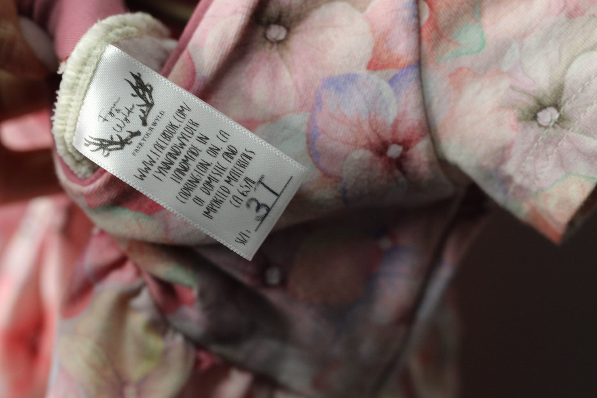 Handmade Floral Harem Romper | 3t