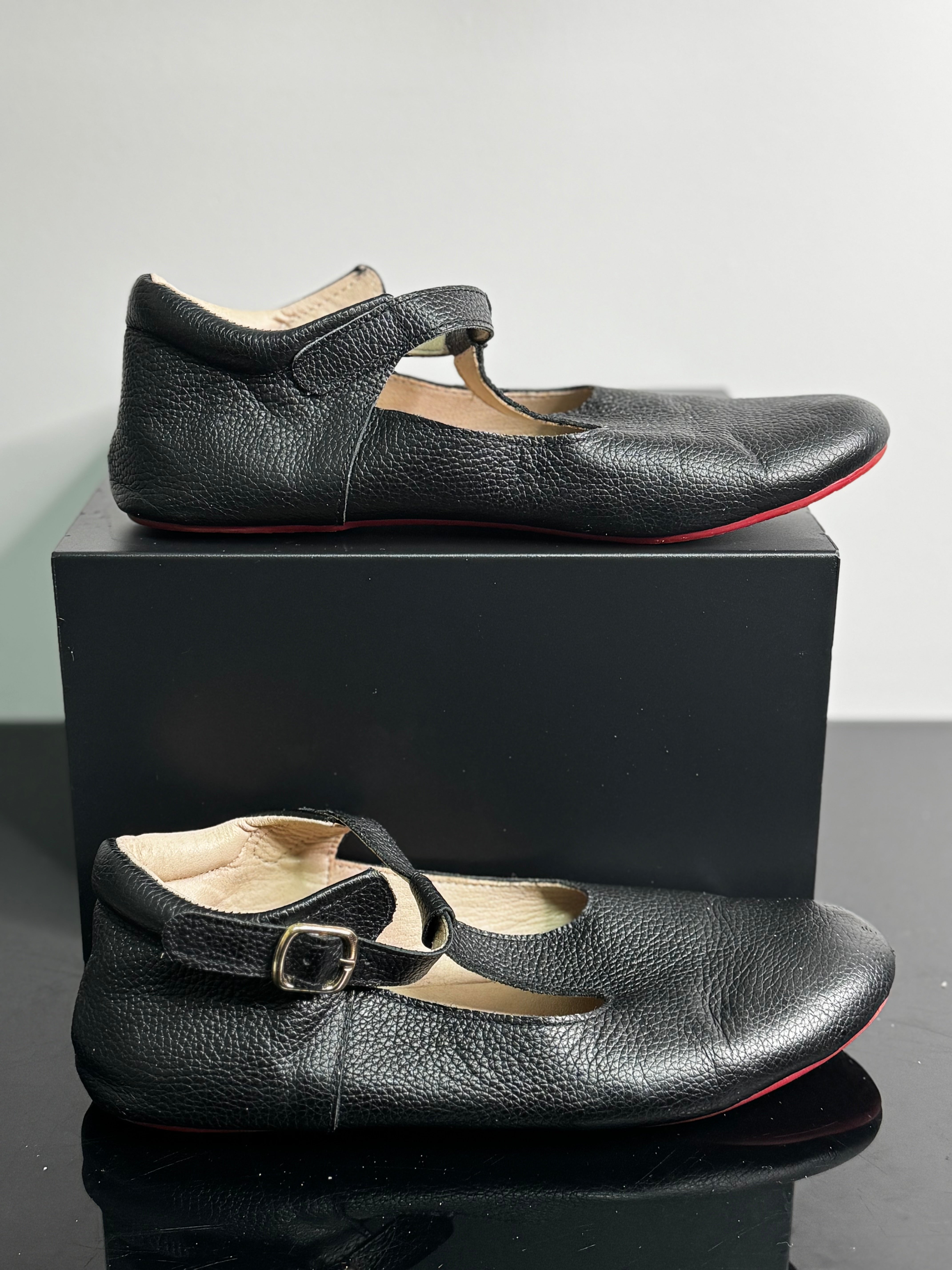 Red Bottom Mary Jane Moccs | Mom & Mini