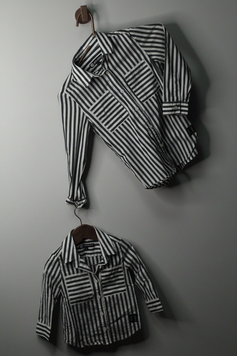Beau Hudson Unisex Matching Striped Shirts |1 & 6