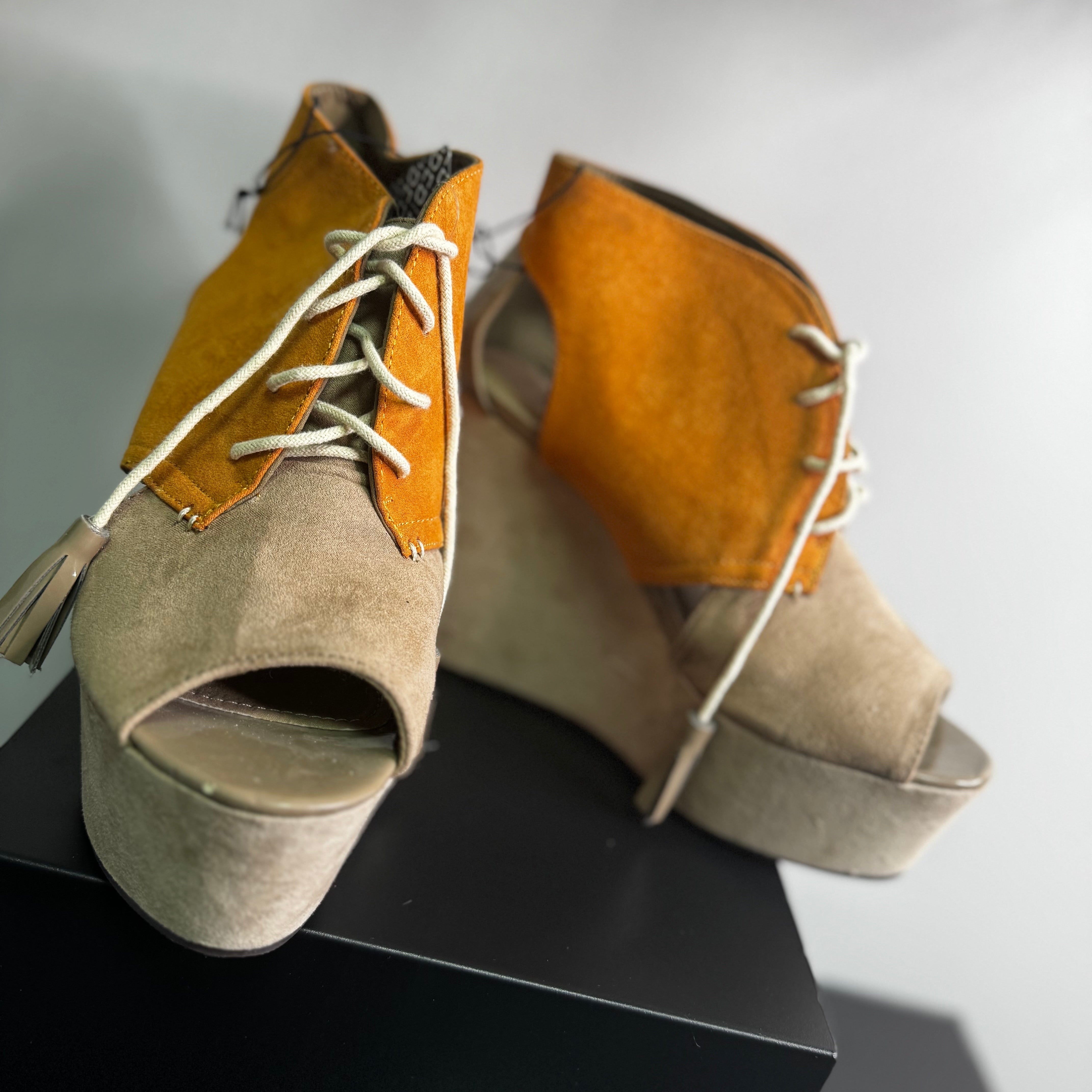 Boho Wedge Booties | 8