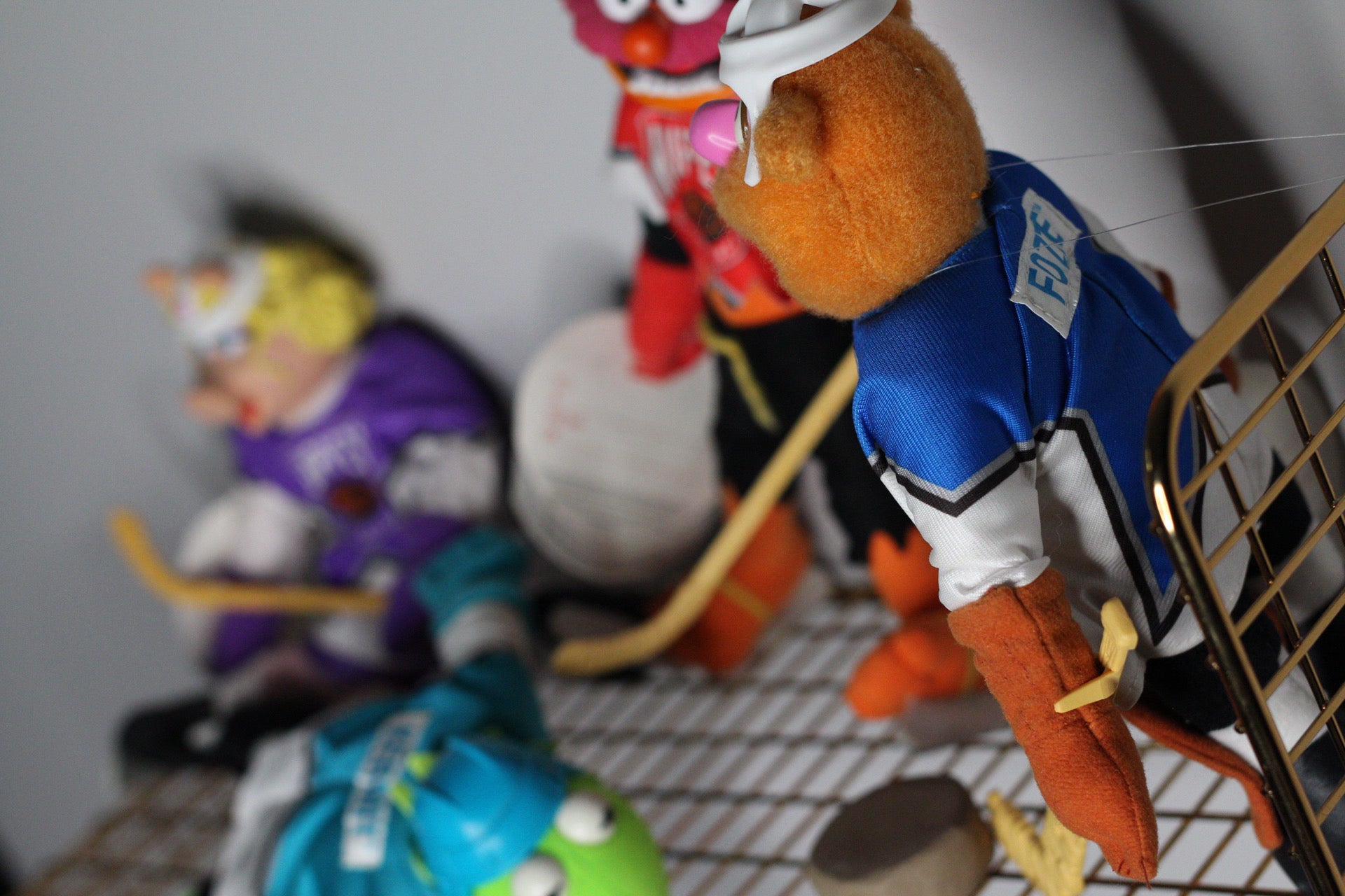 1995 McDonald’s Muppets NHL Hockey Plush Set of 4