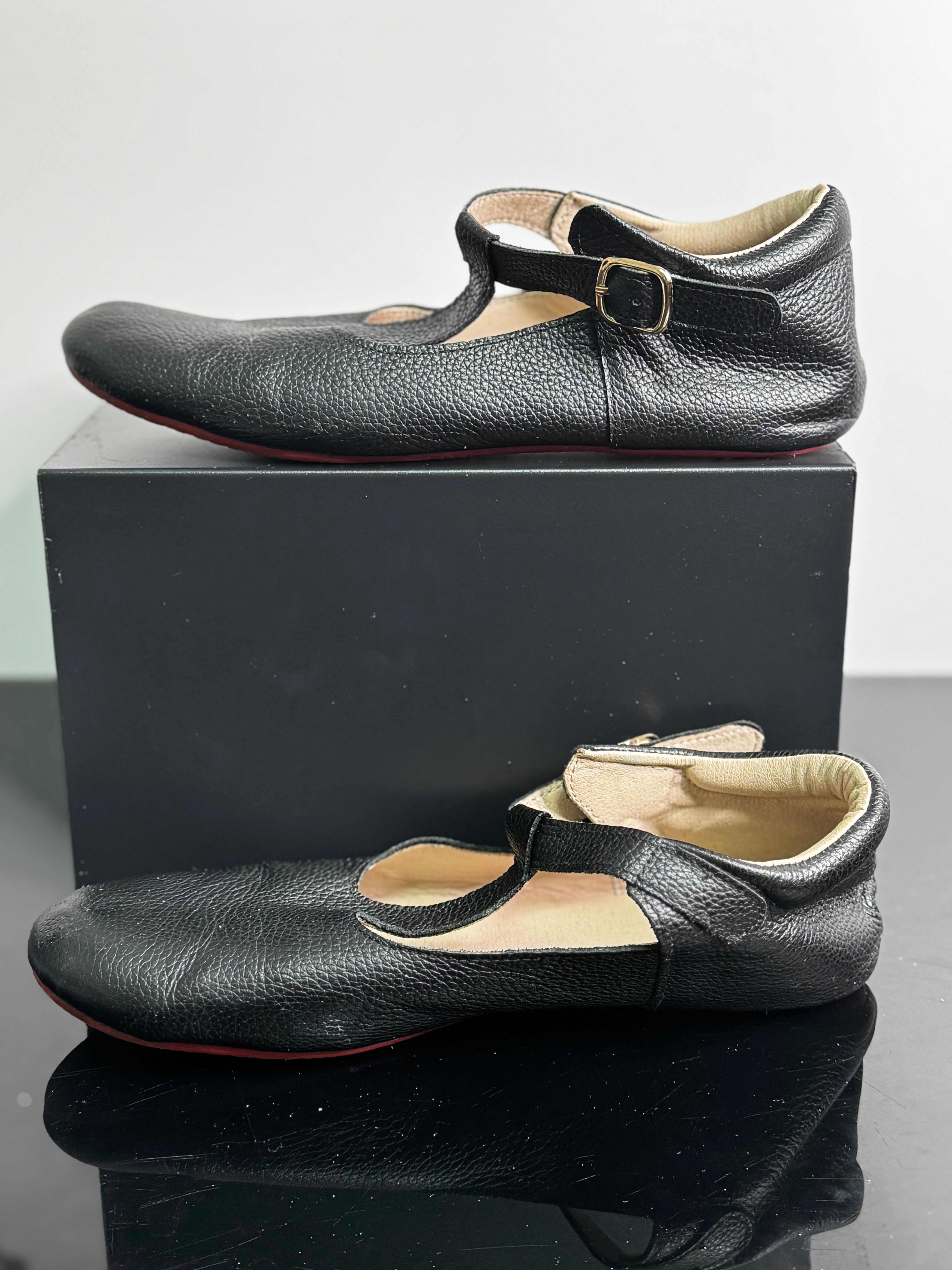 Red Bottom Mary Jane Moccs | Mom & Mini