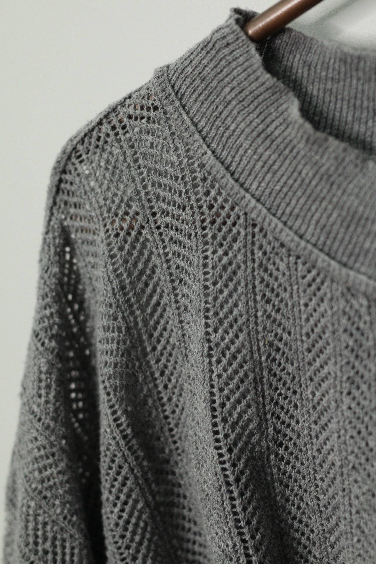 Sheer Knit Poncho Top | Buffalo | M