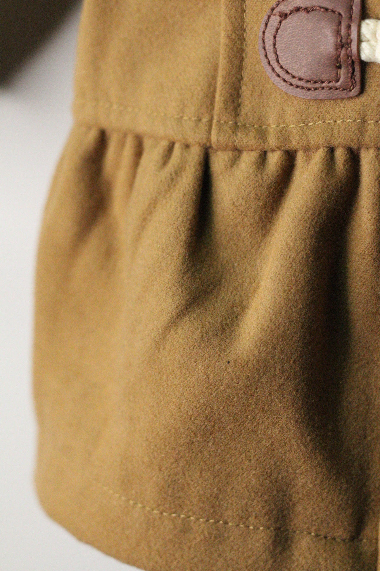 Heritage-Style Camel Hooded Coat | 6–12M