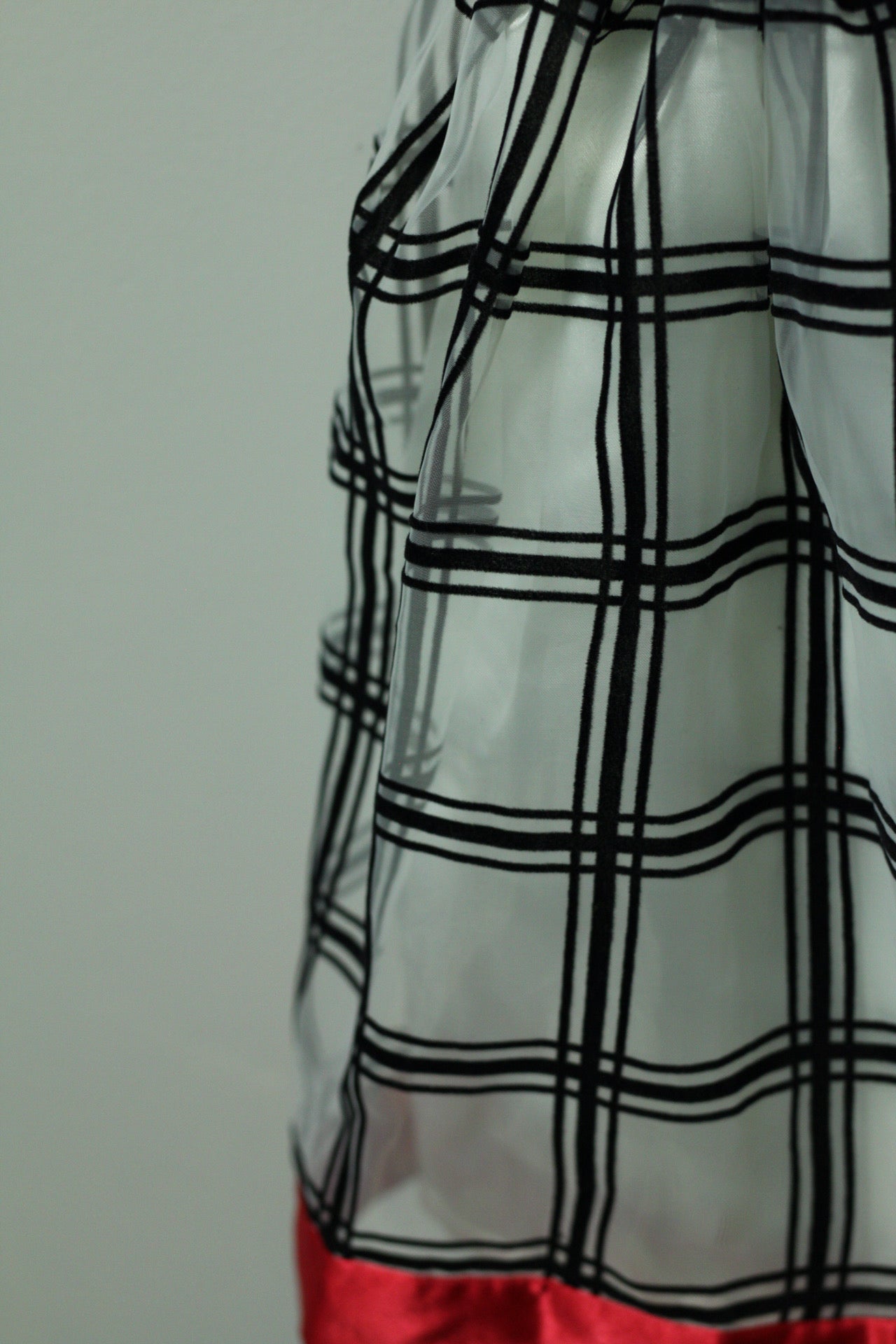 Plaid Mesh Layered Party Dress | 4t