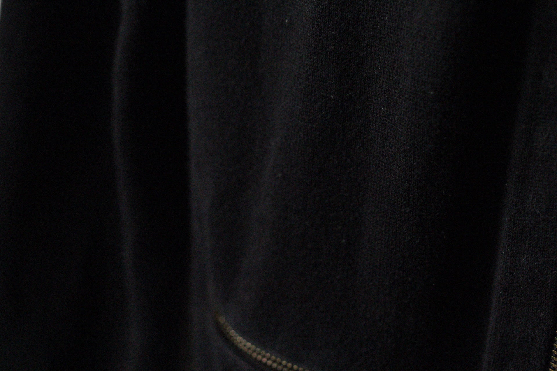 Michael Kors Black Zip Cardigan | Gold Logo Hardware | S