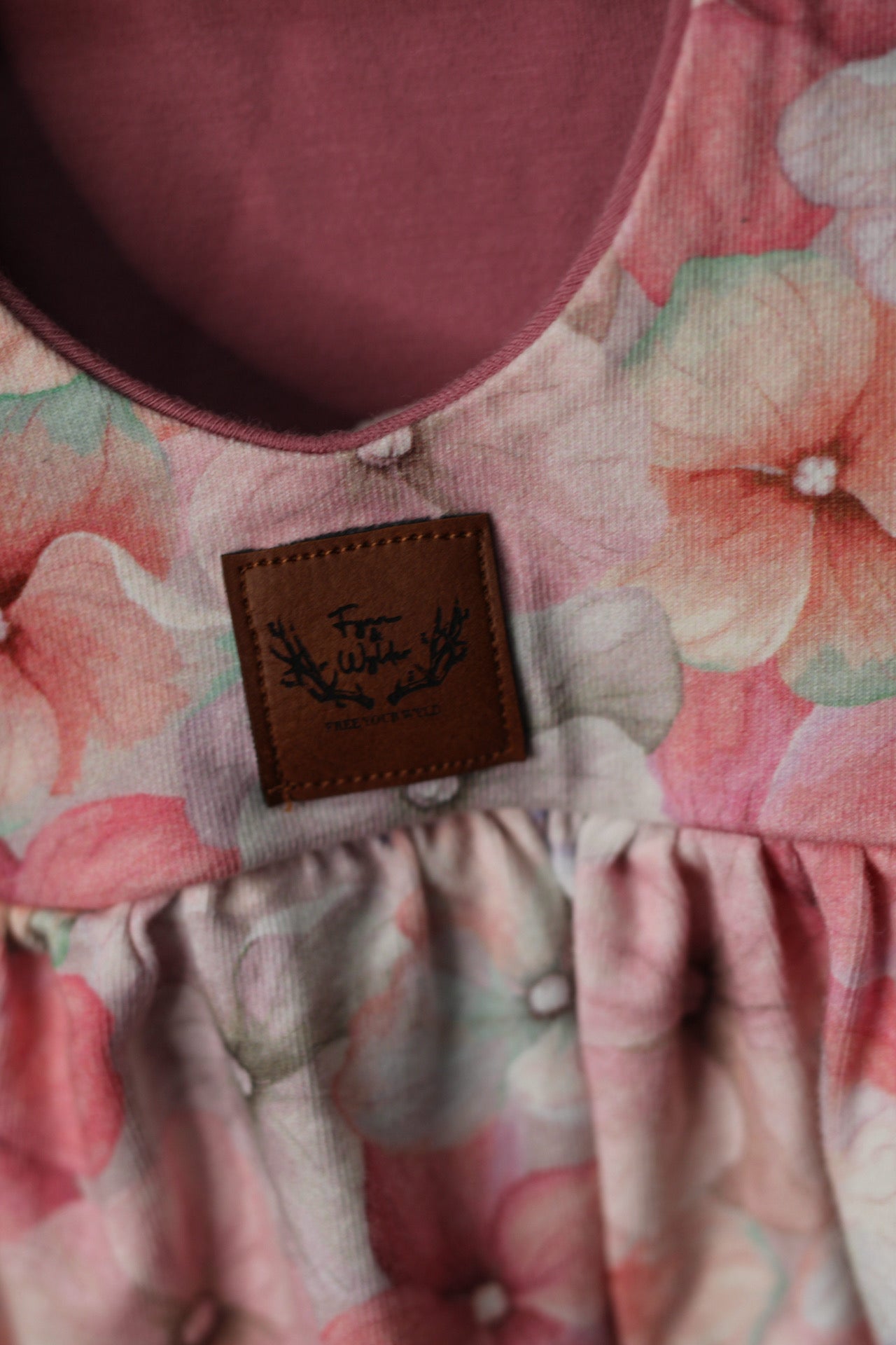 Handmade Floral Harem Romper | 3t