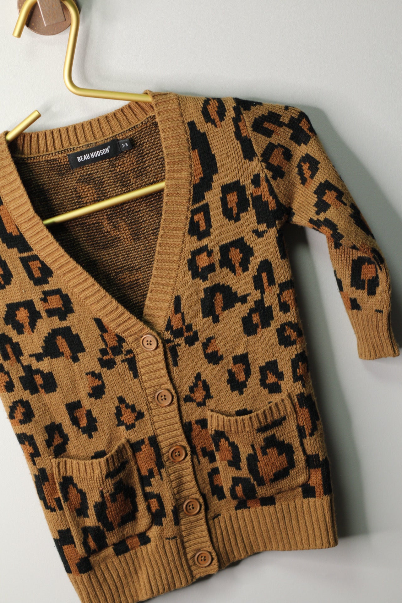Leopard Cardigan Bundle | Beau Hudson | Mama & Minis | L, 7/8, 2/3