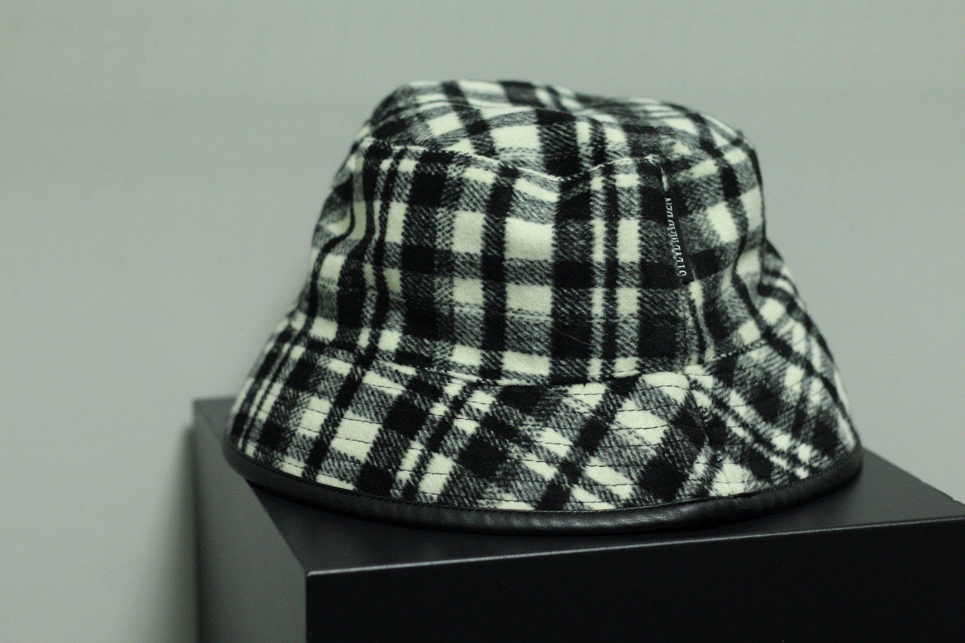 Reversible Plaid Bucket Hat