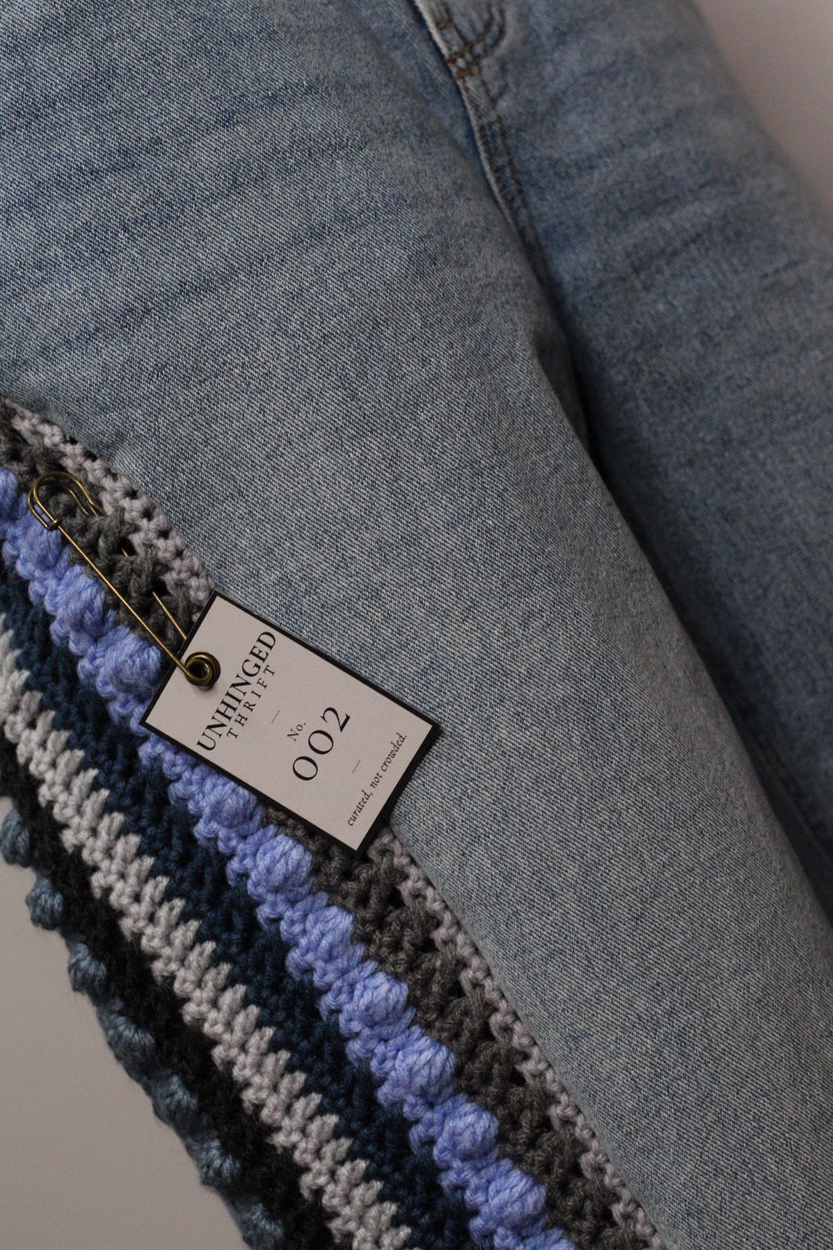 ARCHIVE NO. 002 | Crochet Side Panel JEANS