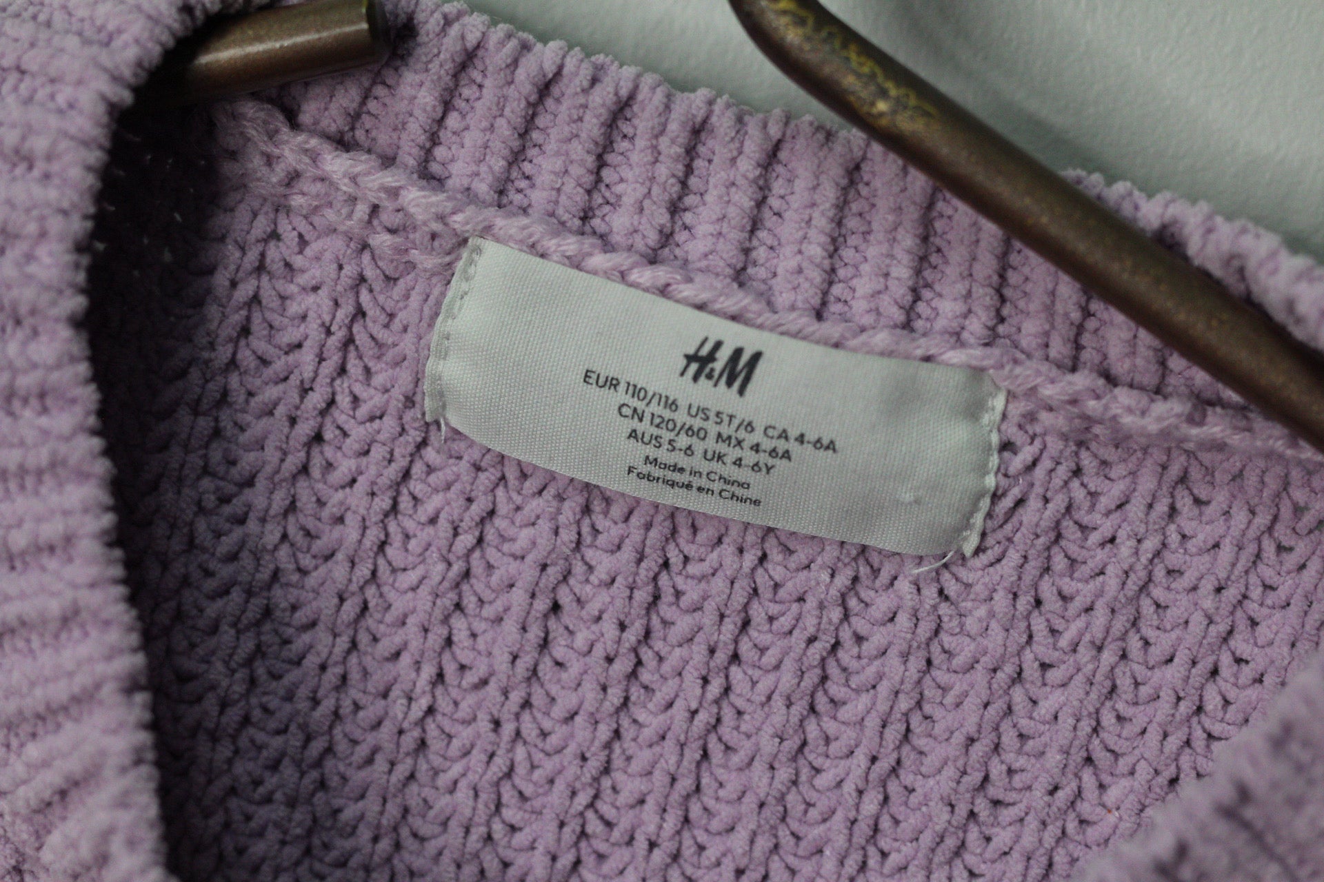 Lavender Sequin Bow Knit Sweater | 4/6Y