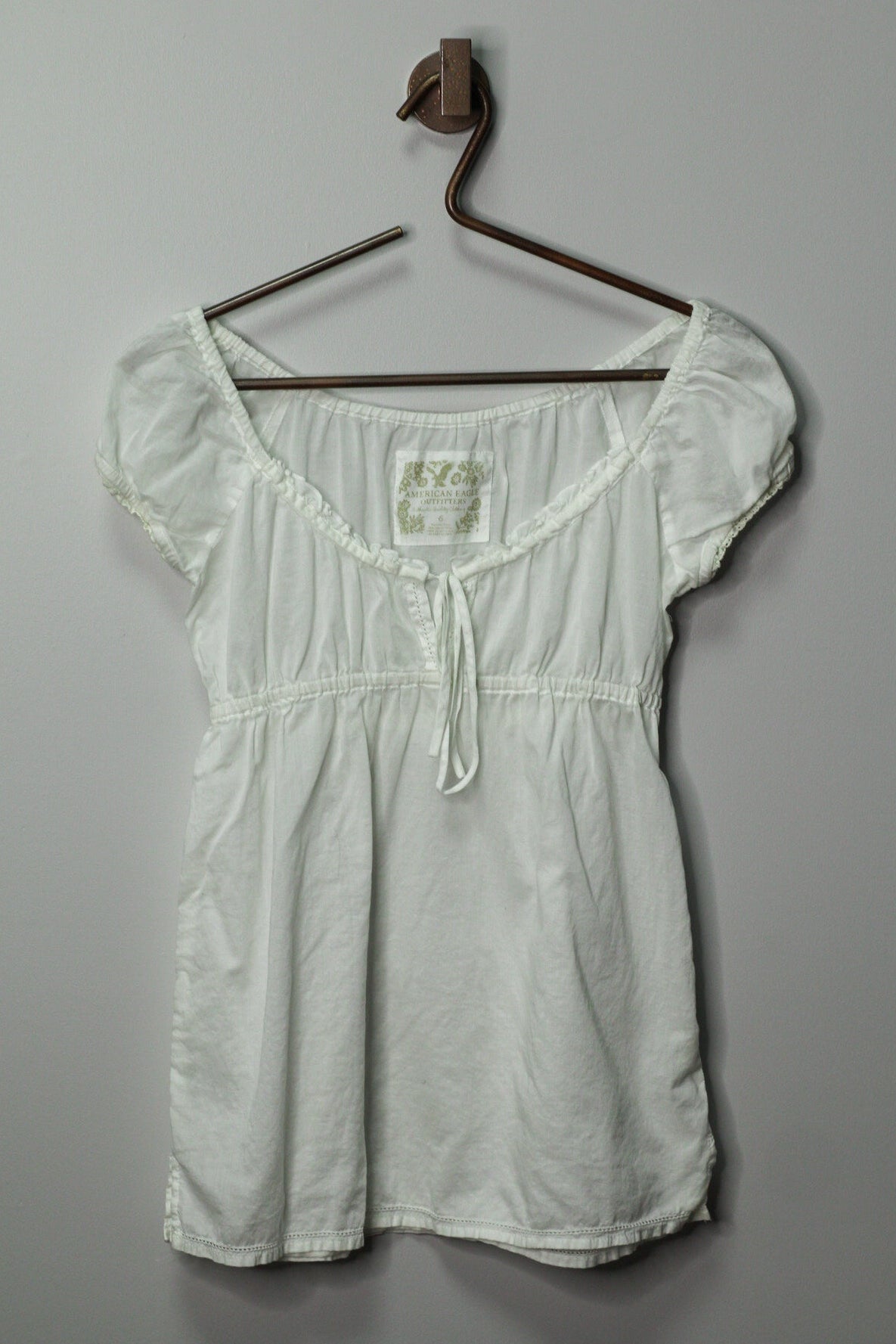 Sheer Peasant Top | American Eagle | 6