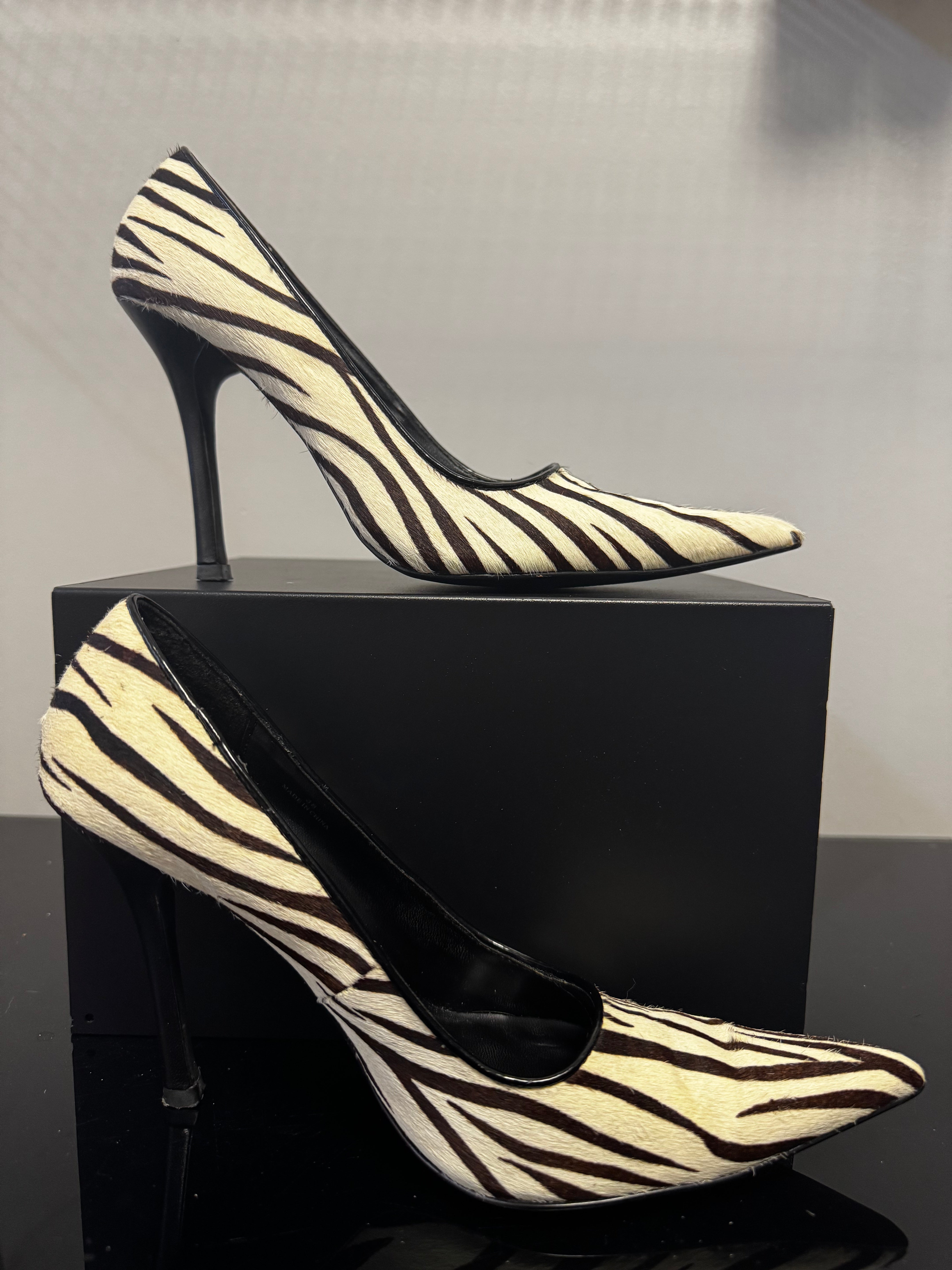 ALDO Zebra Calf Skin| size 38